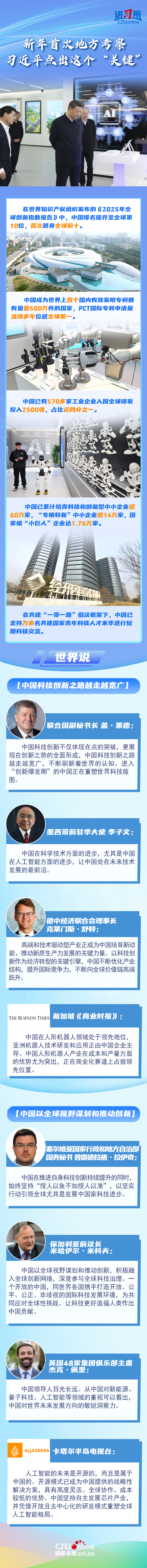 【讲习所·中国与世界】新年首次地方考察 习近平点出这个“关键”